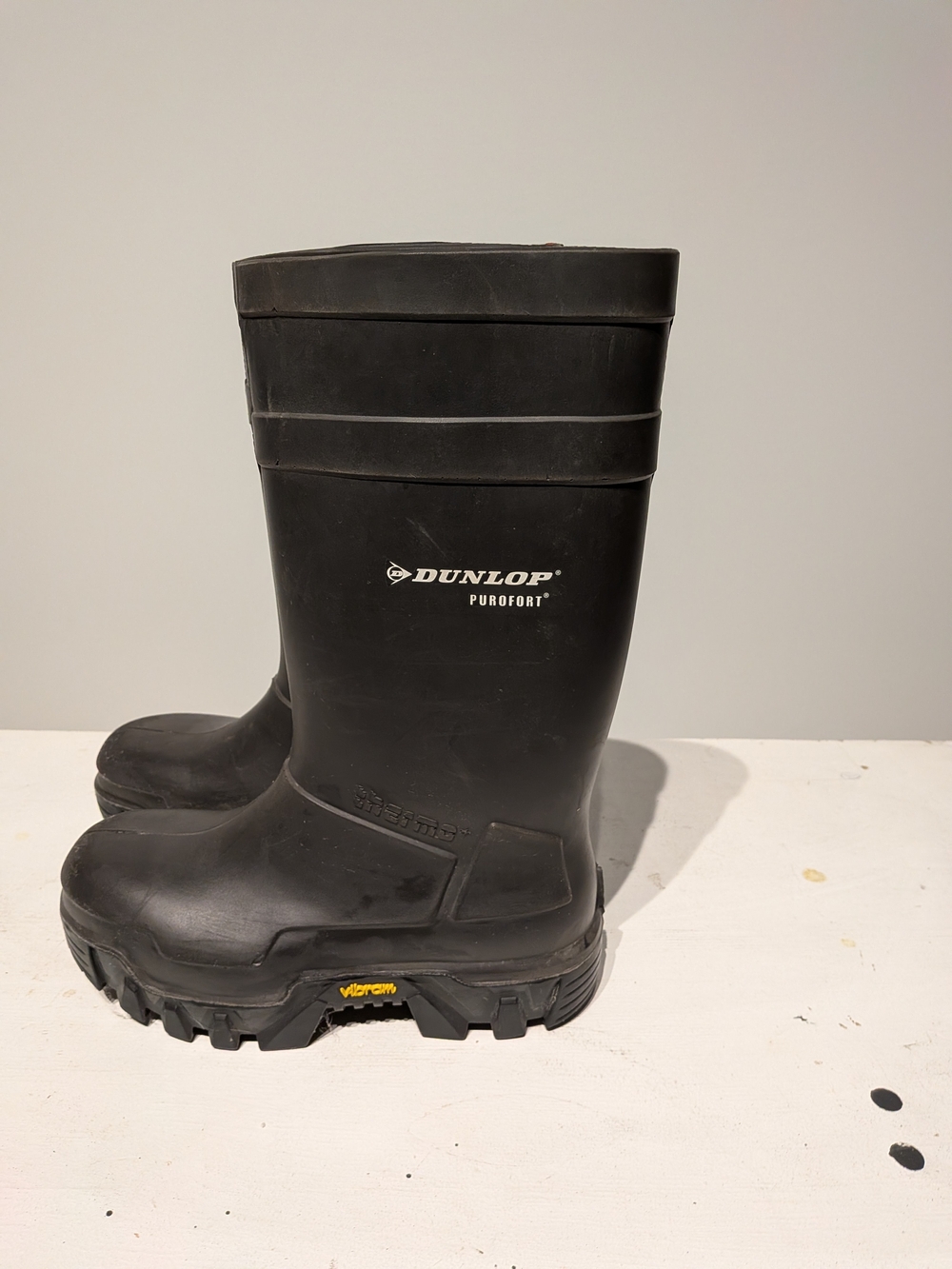 Dunlop Purofort Thermo Waterproof Steel-Toe Work Boots  FAST SHIPPING Size 8 US